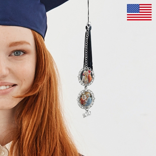 Graduation Cap Photo Charm  | Ships from USA