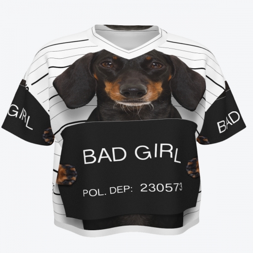 Women’s Cropped V-Neck Soccer Jersey