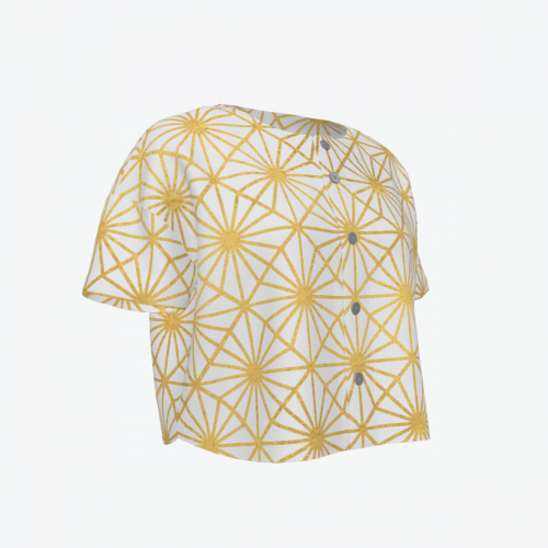 Women’s Short Sleeve Baseball Jersey with Buttons