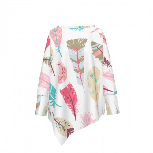 Women’s T-Shirt With Asymmetrical Hem