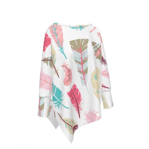 Women’s T-Shirt With Asymmetrical Hem