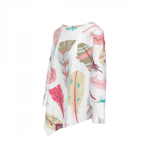 Women’s T-Shirt With Asymmetrical Hem