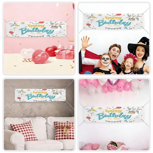 Festival Banner 47x12inch  | Ships from USA