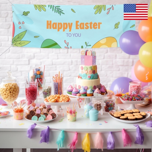 Festival Banner 71x24inch  | Ships from USA