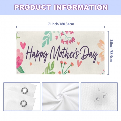 Festival Banner 71x35inch  | Ships from USA