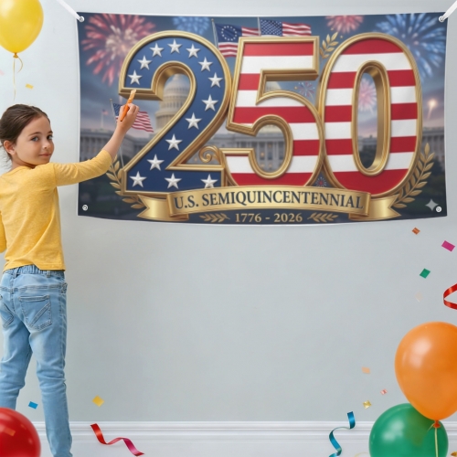 Festival Banner 71x35inch  | Ships from USA