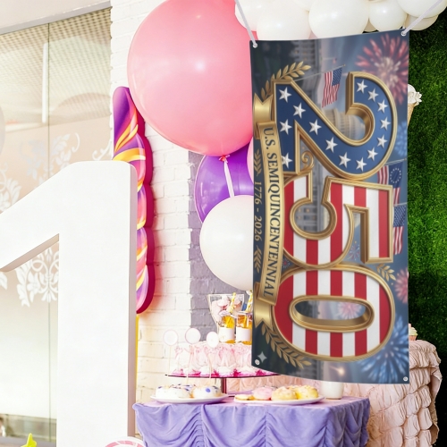 Festival Banner 71x35inch  | Ships from USA