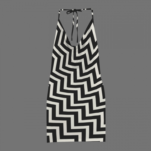 Backless String Halterneck Drop Neck Bodycon Dress