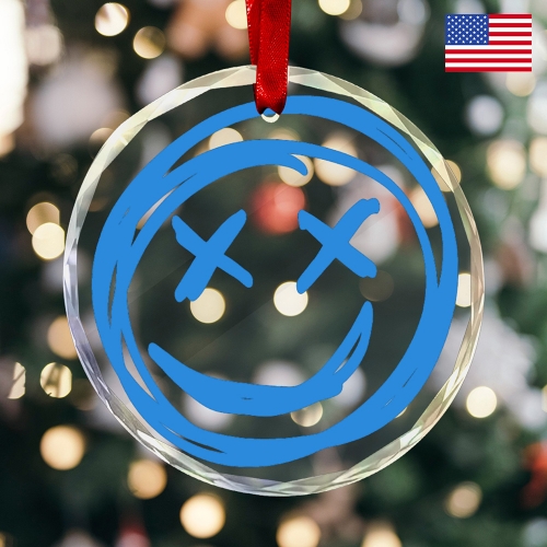 Sunflower-Shaped Crystal Glass Ornament  | Ships from USA