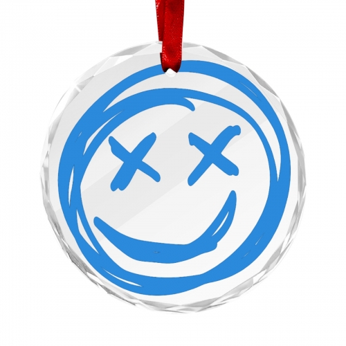 Sunflower-Shaped Crystal Glass Ornament  | Ships from USA