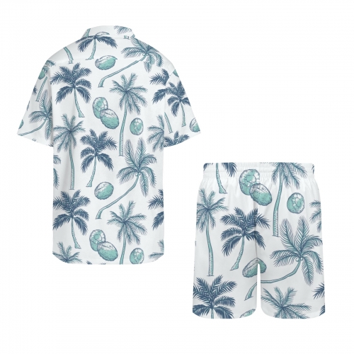 Men's Hawaiian Shirt & Shorts Set (Model Sets 26)