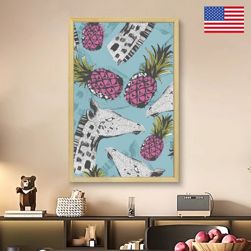 Natural Wood Framed Art Print 20" x 30" | Ships from USA