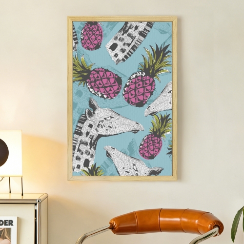 Natural Wood Framed Art Print 20" x 30" | Ships from USA