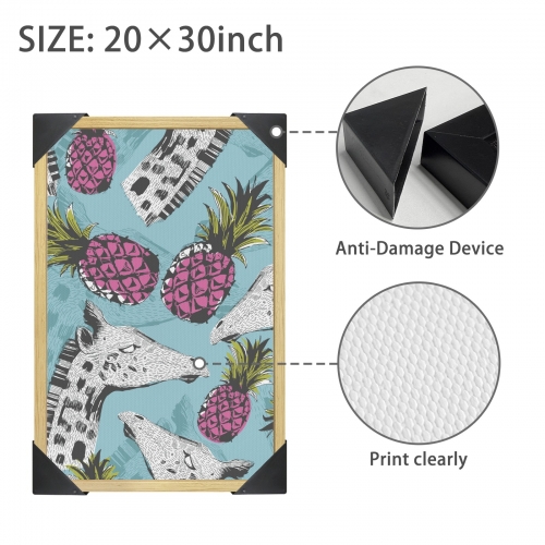 Natural Wood Framed Art Print 20" x 30" | Ships from USA