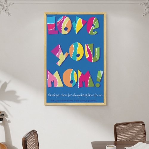 Natural Wood Framed Art Print 24" x 36" | Ships from USA