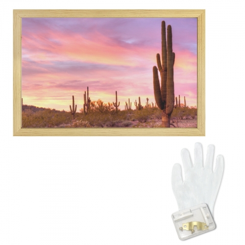 Natural Wood Framed Art Print 18" x 12" | Ships from USA