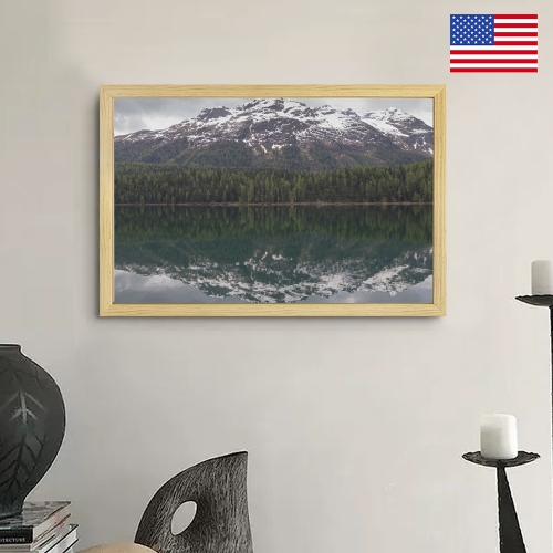 Natural Wood Framed Art Print 24" x 16" | Ships from USA