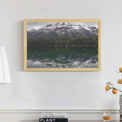 Natural Wood Framed Art Print 24" x 16" | Ships from USA