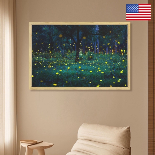 Natural Wood Framed Art Print 36" x 24" | Ships from USA