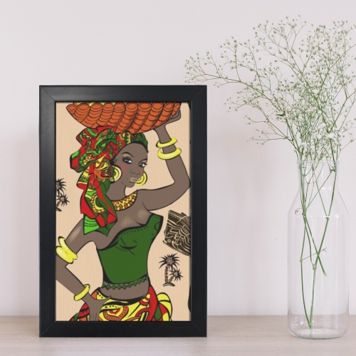 Black Framed Art Print 8" x 12" | Ships from USA