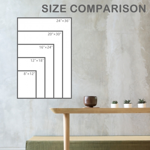 Black Framed Art Print 8" x 12" | Ships from USA