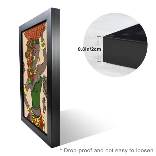 Black Framed Art Print 8" x 12" | Ships from USA