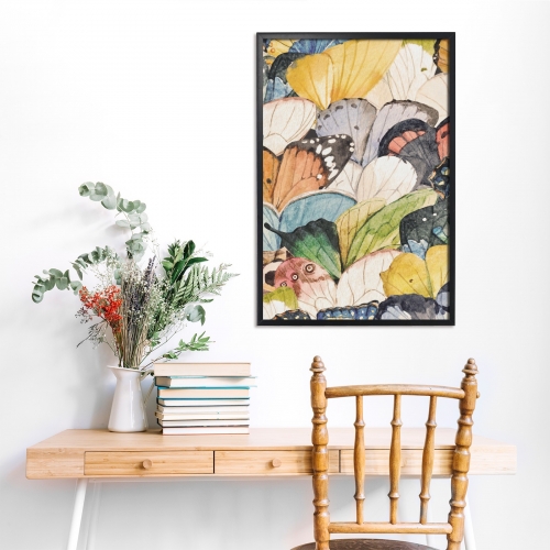 Black Framed Art Print 20" x 30" | Ships from USA