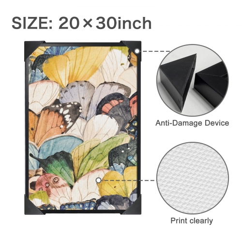 Black Framed Art Print 20" x 30" | Ships from USA