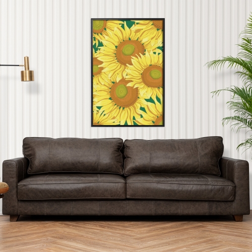 Black Framed Art Print 24" x 36" | Ships from USA