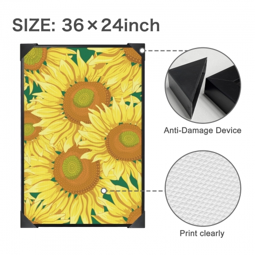 Black Framed Art Print 24" x 36" | Ships from USA