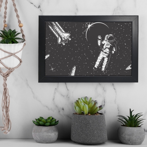 Black Framed Art Print 12" x 8" | Ships from USA