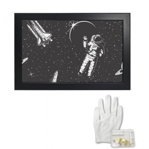 Black Framed Art Print 12" x 8" | Ships from USA