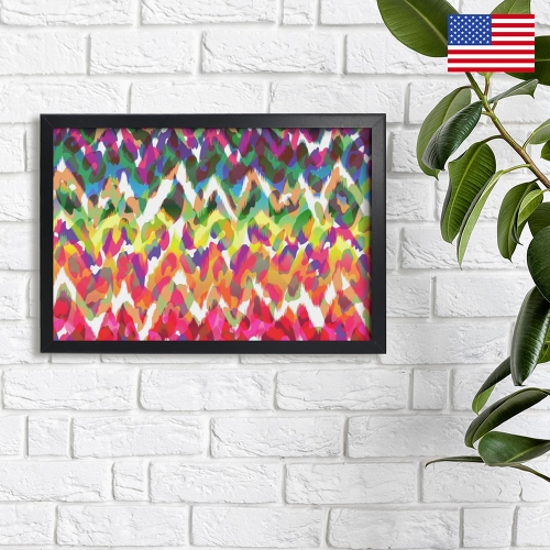 Black Framed Art Print 18" x 12" | Ships from USA