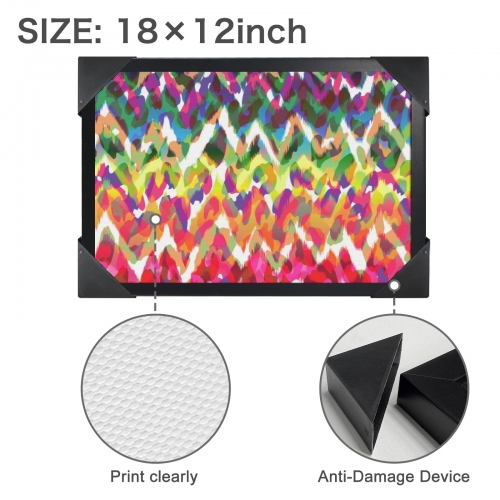 Black Framed Art Print 18" x 12" | Ships from USA