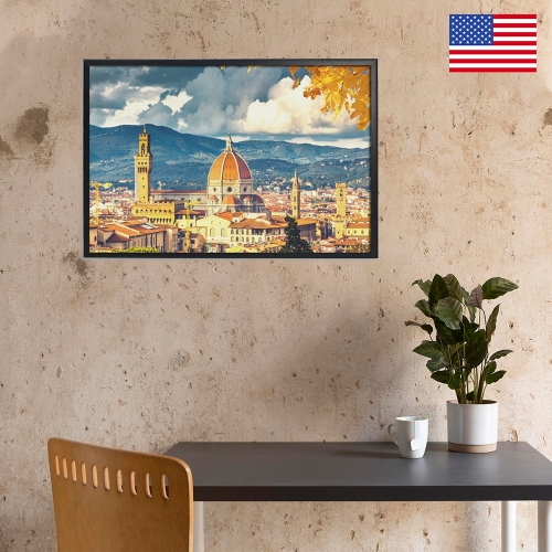 Black Framed Art Print 30" x 20" | Ships from USA