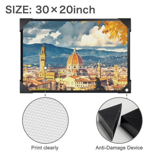 Black Framed Art Print 30" x 20" | Ships from USA