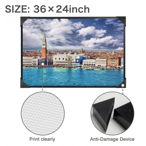 Black Framed Art Print 36" x 24" | Ships from USA