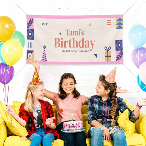 Festival Banner 47x24inch