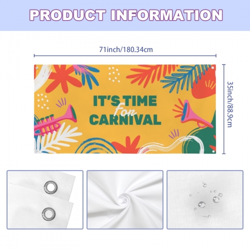 Festival Banner 71x35inch