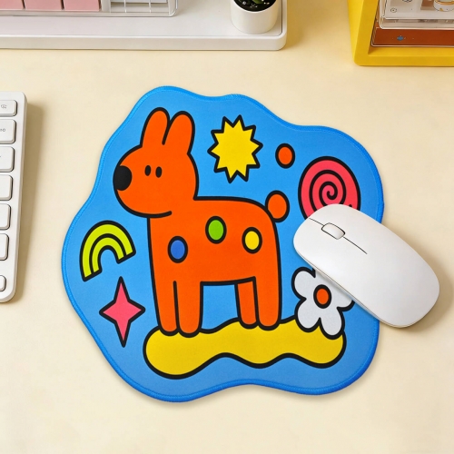 Custom Shape Mousepad 30 x 30cm(with Stitched Edges)