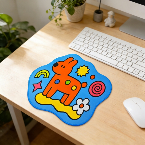 Custom Shape Mousepad 30 x 30cm(with Stitched Edges)