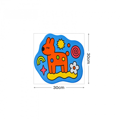 Custom Shape Mousepad 30 x 30cm(with Stitched Edges)