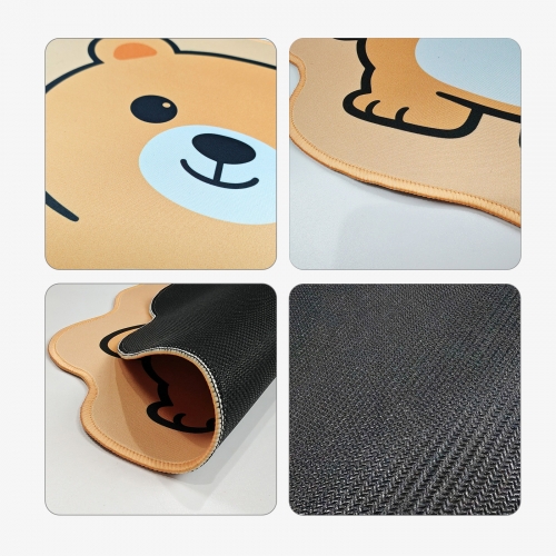 Custom Shape Mousepad 35 x 35cm(with Stitched Edges)