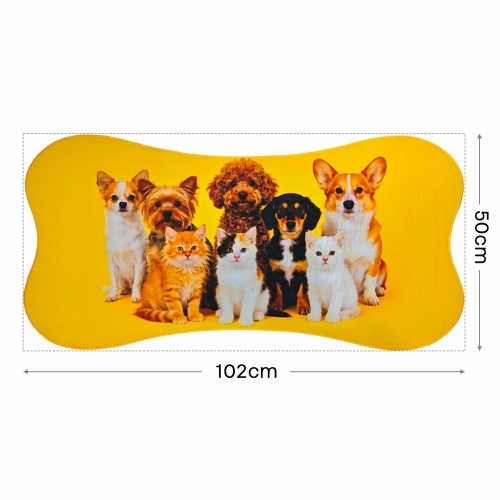Custom Shape Mousepad 102 x 50cm(with Stitched Edges)