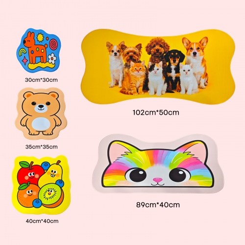 Custom Shape Mousepad 102 x 50cm(with Stitched Edges)