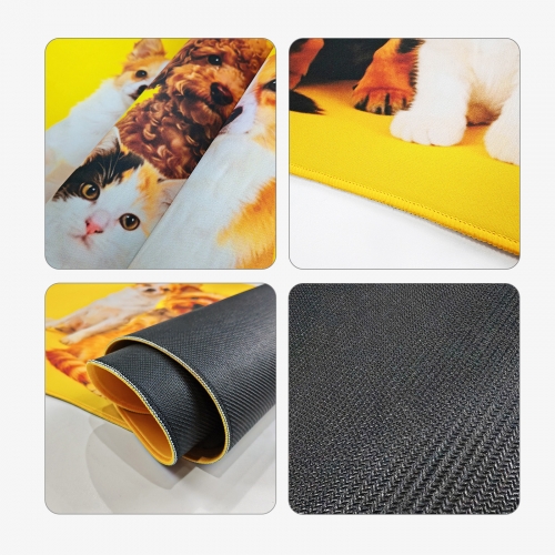 Custom Shape Mousepad 102 x 50cm(with Stitched Edges)