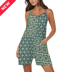 Women's Cami Romper with Pockets