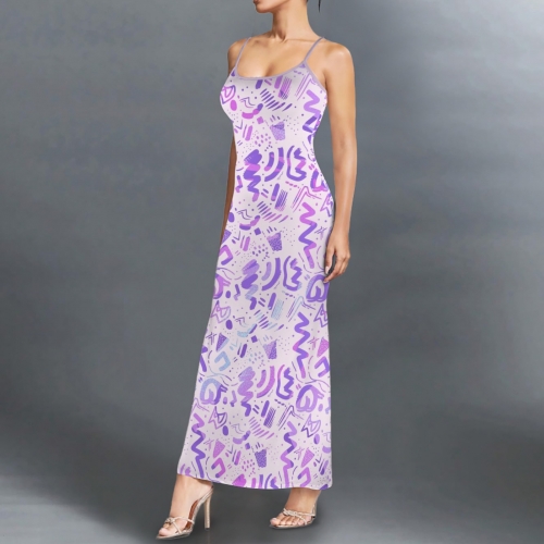 Spaghetti Strap Bodycon Maxi Dress