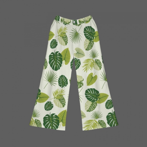 Women's High Waist Wide Leg Pleated Pants