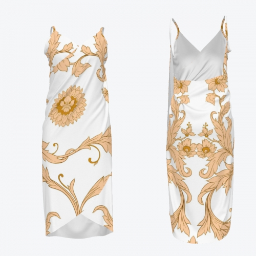 One Piece Backless Suspender Dress